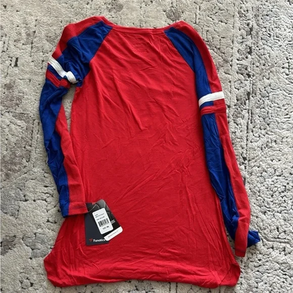 Fanatics Authentic Philadelphia 76ers Sixers Long Sleeve Shirt NBA Women’s XL - Picture 5 of 5